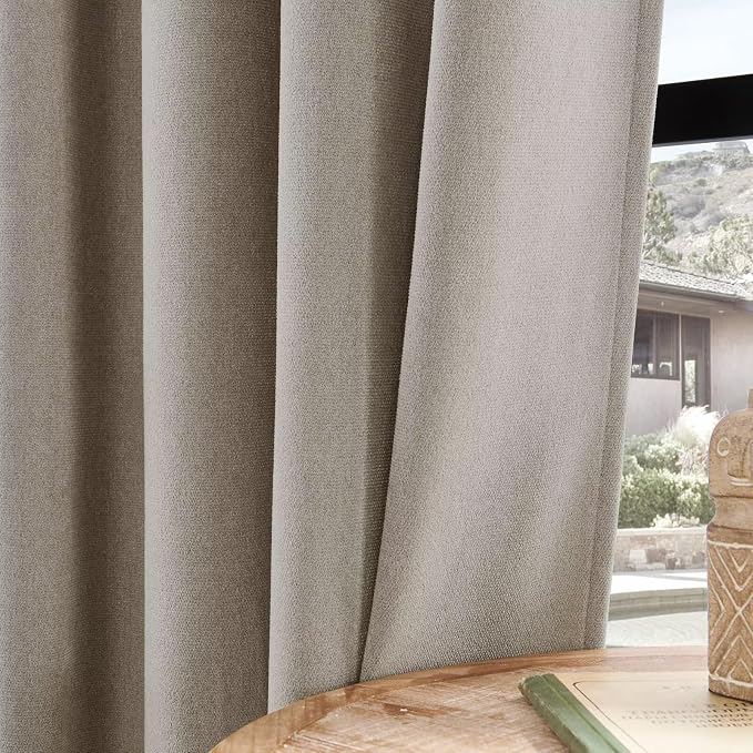 Joydeco Light Filtering Curtains 108 Inch Length - Image 6