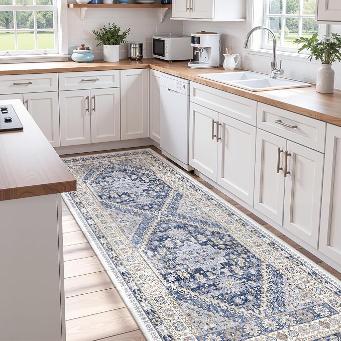 3x8 Runner Rug Non Slip, Washable Hallway Runner Rug, Nursery Room, Soft Runner - Image 4