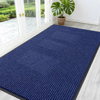 OLANLY Front Door Mat 59x30, Waterproof Heavy-Duty Indoor Outdoor Doormat | Blue by OLANLY