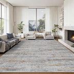 8x10 Area Rugs for Living Room, Modern Abstract Non-Slip Backing Washable Rugs - Image 8