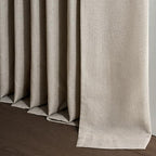 94 Inch Length Pinch Pleat Linen Curtains Drapes 2 Panels Set, Hooks Sense of - Image 7