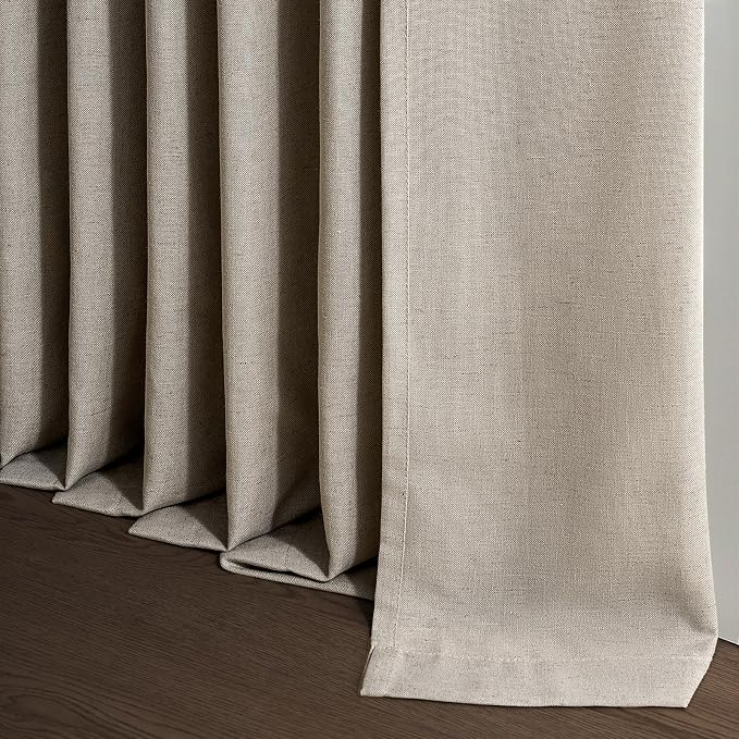Topfinel 108 Inch Curtains 1 Panels Set, One Packs Pinch Pleat Back Tab - Image 6