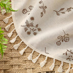 Boho Floral 100% Blackout Curtains 84 Inch 2 Panels Brown | Farmhouse Vintage - Image 5