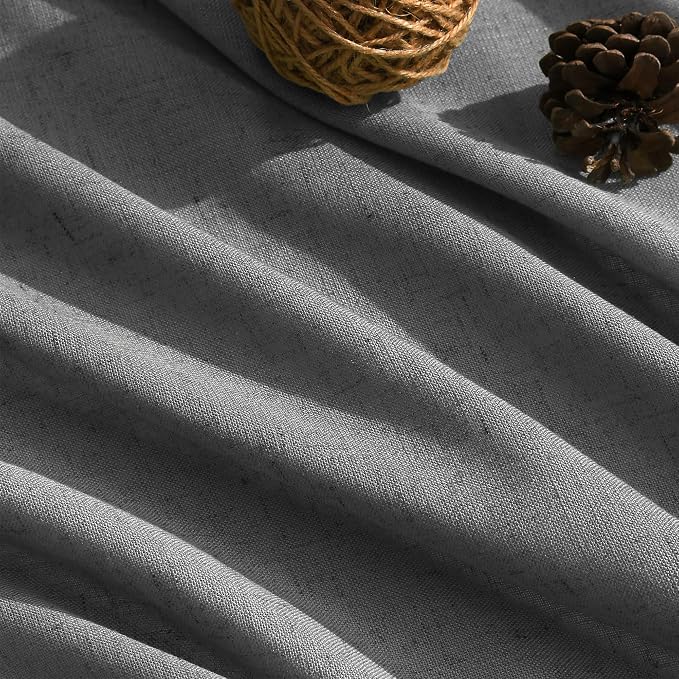 Blazer Grey Curtains 63 Inches Long 2 Panel Sets - Image 5