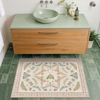 Light Pink Washable Bathroom Rug - Image 3
