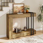 Einhomn 42.5" Console Table Behind Couch, 2-Tier Narrow Entryway Table - Image 4