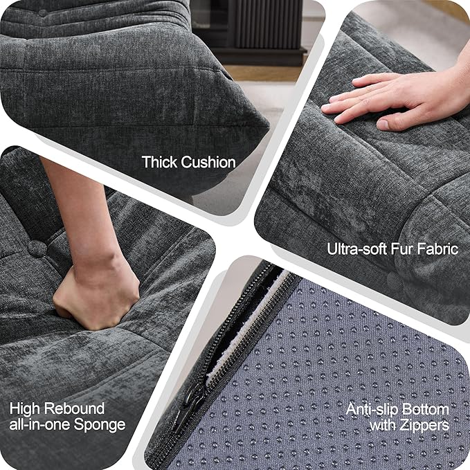 Bean Bag Chairs for Adults Giant Bean Bag Chair Memory Foam BeanBag Chair Bean - Image 7