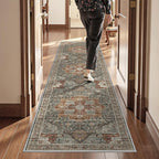 Runner Rug 2x8 Runners for Hallways Washable Rugs, Non Slip Low Pile Soft - Image 4