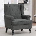 Accent Chair for Living Room, Mid Century Modern Upholstered Armchair, Wingback by choairy