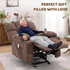 Massage Rocking Recliner Chair, Ergonomic Recliners Sofa - Image 9