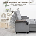 Auvsoce 71" Loveseat Recliner Chair - Image 7