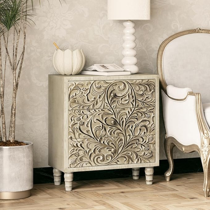 3 Drawer Farmhouse Dresser - Image 8