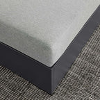 Modway Tahoe Aluminum Ottoman Gray - Image 8