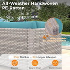 8-Seat Modern Patio Furniture Set - Image 4