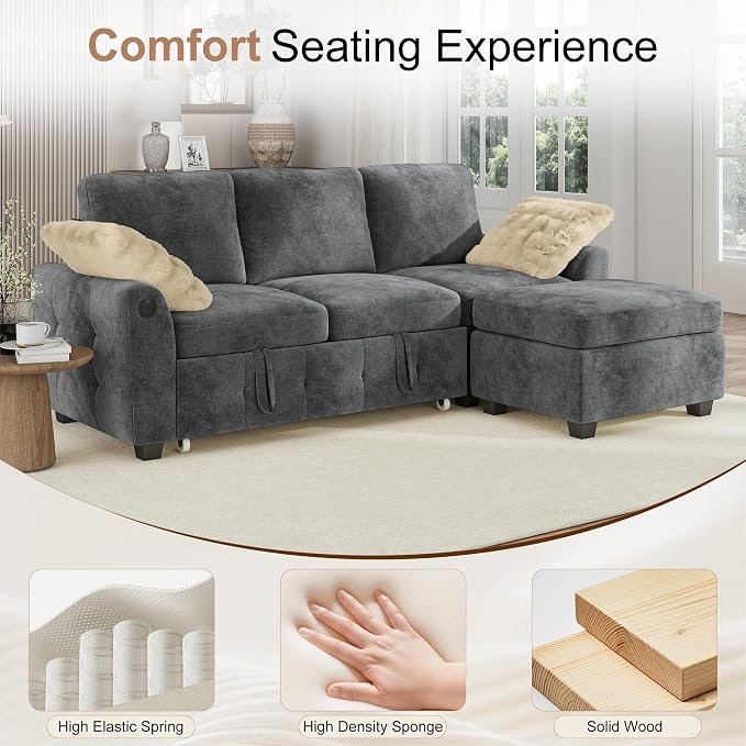 Hanherry 81" Sectional Couch - Image 6