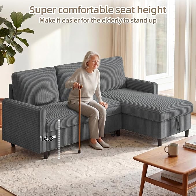 JAMFLY Pull Out Sleeper Sofa Bed - Image 7