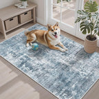 Soalmost Abstract 3x4 Rugs, Small Washable Area Rug - Image 4