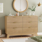 Fluted Dresser for Bedroom by Xixini