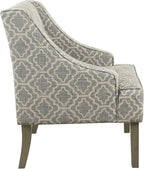 Homepop Home Decor | Upholstered Classic Swoop Arm Accent Chair | Accent Chairs - Image 4