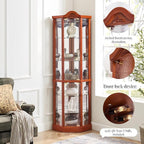 Glass Corner Display Cabinet - Image 6