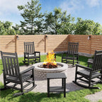 GarveeLife Poly Lumber Rocking Chair Outdoor Set of 4 by GarveeLife