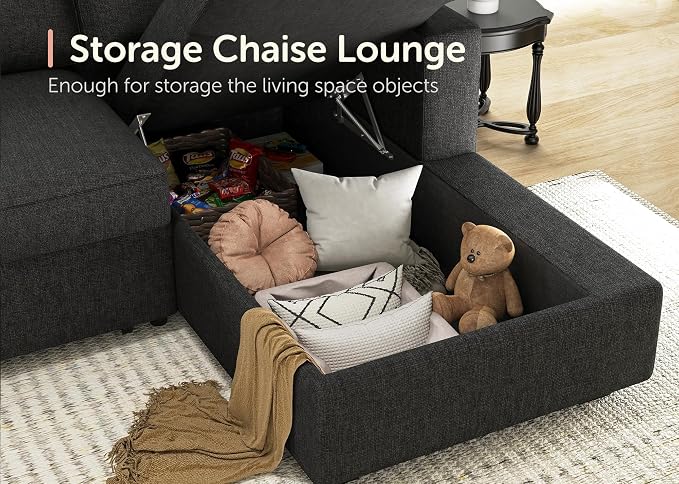 HONBAY Sectional Sleeper Sofa - Image 7