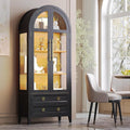 Vlsrka 71" Arched Curio Cabinet by VlsrkaFurniture