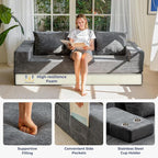 MAXYOYO Convertible Sofa Bed, Folding Sleeper Chair - Image 7