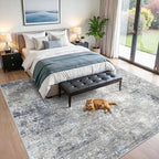 12x12 Square Area Rug for Living Room, Washable Modern Rug, square rooms - Image 3