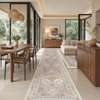 Washable Runner Rug 2.5x14, Long Kitchen Rugs Non-Slip, Soft Hallway Runner by Restydon