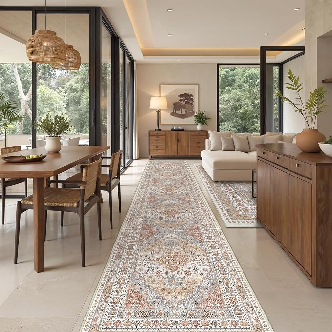 Washable Runner Rug 2.5x16, Non-Slip Long Kitchen Rugs, Soft Hallway Runner - Image 3