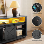 YITAHOME TV Stand for 75/80 Inch TV, Media Furniture TV Table - Image 5