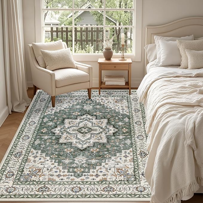 4x6 Area Rugs Living Room: Washable Rug - Image 3