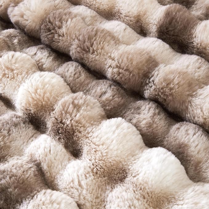 50x60 Inches Ultra-Soft Fuzzy Faux Fur Plush Throw Blanket - Image 6