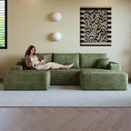 AUGOP 108" Sectional Couches for Living Room Modern Modular Sofa by AUGOP