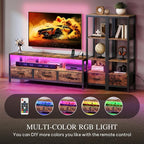 YITAHOME TV Stands for 65 inch TV Entertainment Center - Image 6