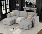 116'' Oversized Modular Sectional Sofa - Image 3