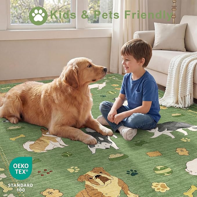 DUKINO 2x4 Rug Runner, Washable Dog Bathroom Rug Soft Non Slip, Non-Shedding - Image 4