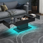 HedoAjim Black LED Coffee Table by HedoAjim