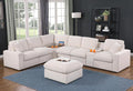 Ball & Cast 127" Oversized Modular Sectional Sofa L-Shaped, Large Chenille by BallCast