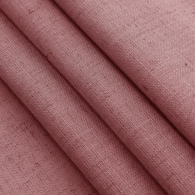 Canyon Rose Linen Curtains 72 Inch Length - Image 7