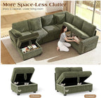Ihanherry 7-Seater Large Sectional Sofa Bed - Image 5