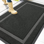 OLANLY Front Door Mat Outside 47x32, All-Season Heavy-Duty Rubber Doormat | by OLANLY