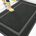 OLANLY Front Door Mat Outside 47x30, All-Season Heavy-Duty Rubber Doormat | by OLANLY