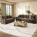 HERA'S HOUSE 2 Pieces Modular Sectional Sofa Sets, Oversized Couch Set by HERASHOUSE