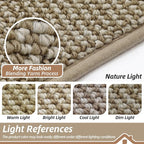 BEQHAUSE Kitchen Rugs and Mats 2PCS Non-Slip, Light Beige | Kitchen Mats - Image 5