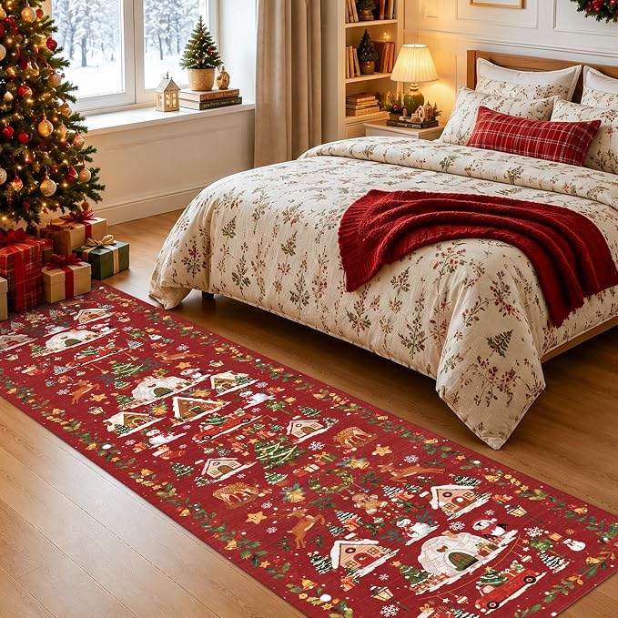 Christmas 2x8 Hallways Runner Rug - Image 4