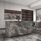 BAYYA Dark Grey/Gold Marble Contact Paper - Image 5