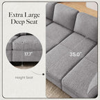 Belffin Modular Sectional Sleeper Sofa Bed - Image 5