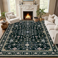 9x12 Area Rugs Living Room: Washable Vintage Rug by EXPEDIX